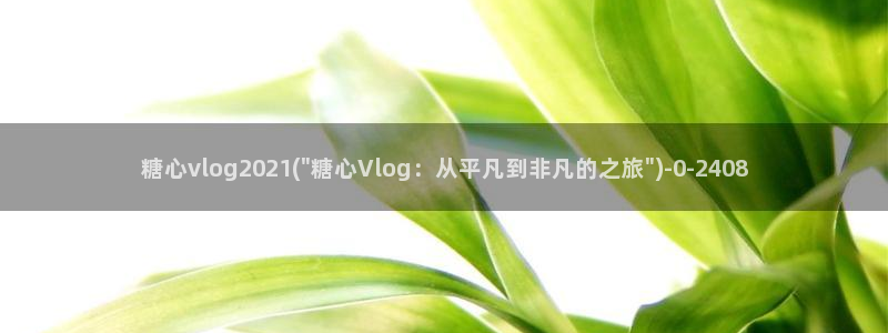 糖心vlog最污：糖心vlog2021(\